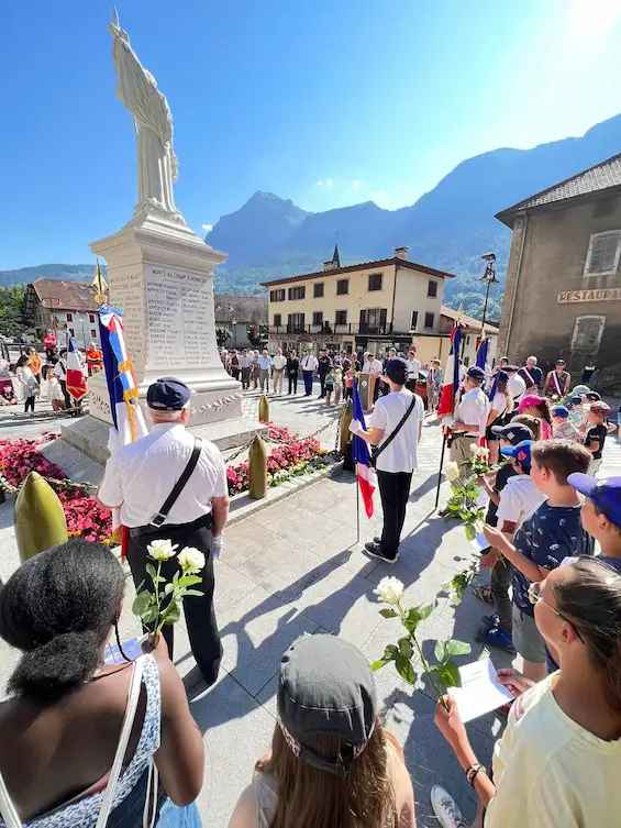 Centième anniversaire du monument aux morts de Magland