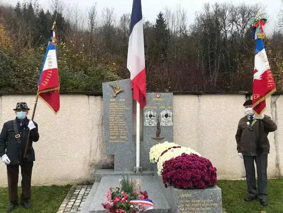 Cérémonie 11 novembre 2020 au monument aux morts de Vougy