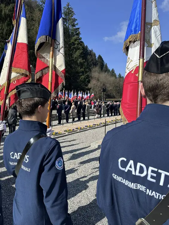 81e anniversaire des combats du Plateau des Glières — Dimanche 30 mars 2025 Cadets de la gendarmerie