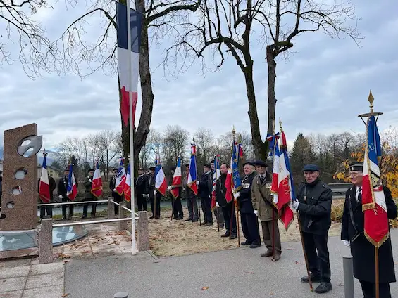 Hommage aux morts pour la France pendant la guerre d’Algérie et les combats du Maroc et de la Tunisie à Bonneville - afn-guerre-algerie-combat-maroc-tunisie-bonneville-2022-01