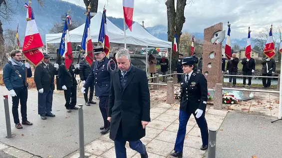 Hommage aux morts pour la France pendant la guerre d’Algérie et les combats du Maroc et de la Tunisie à Bonneville - afn-guerre-algerie-combat-maroc-tunisie-bonneville-2022-02