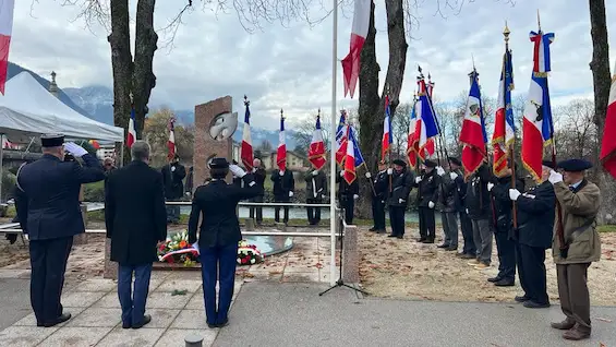 Hommage aux morts pour la France pendant la guerre d’Algérie et les combats du Maroc et de la Tunisie à Bonneville - afn-guerre-algerie-combat-maroc-tunisie-bonneville-2022-03