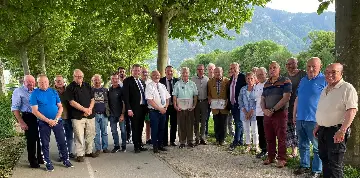 Le comité Bonnevillois du Souvenir Français de Haute-Savoie lors de son assemblée générale 2022