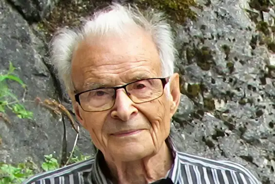 Âgé de 102 ans, Lionel Martin est l’un des derniers survivants de la Libération de la Haute-Savoie. Engagé chez les FTP en 1942, il a rejoint le 27 e BCA qui s’est reformé fin 1944 à Annecy. Photo Lionel Martin