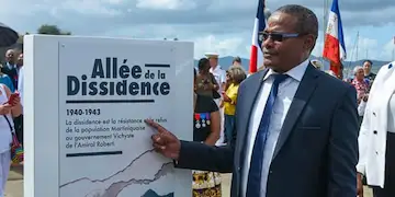 Allée de la dissidence à Fort de France