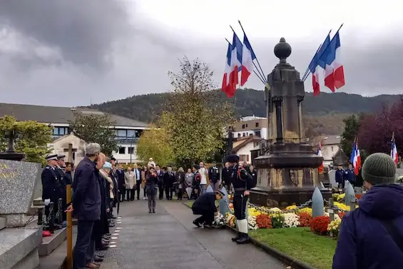 11 novembre 2023 à Annecy, cimetière de Loverchy