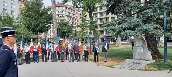 Annecy — Cérémonie nationale à la mémoire des victimes des crimes racistes et antisémites de l'État français et d'hommage aux Justes de Franc 2025.