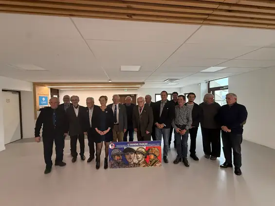 Assemblée générale du Souvenir Français d’Annecy-le-Vieux en présence de la députée de la 1ere circonscription de Haute Savoie Véronique Riotton, de la conseillère départementale Odile Mauris, d’un adjoint de Charvonnex.