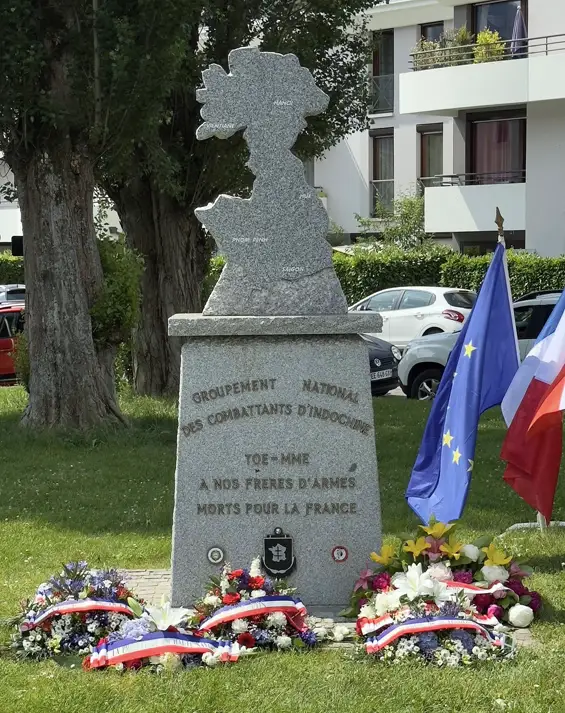 Annecy — Hommage aux morts pour la France en Indochine TOE-MME