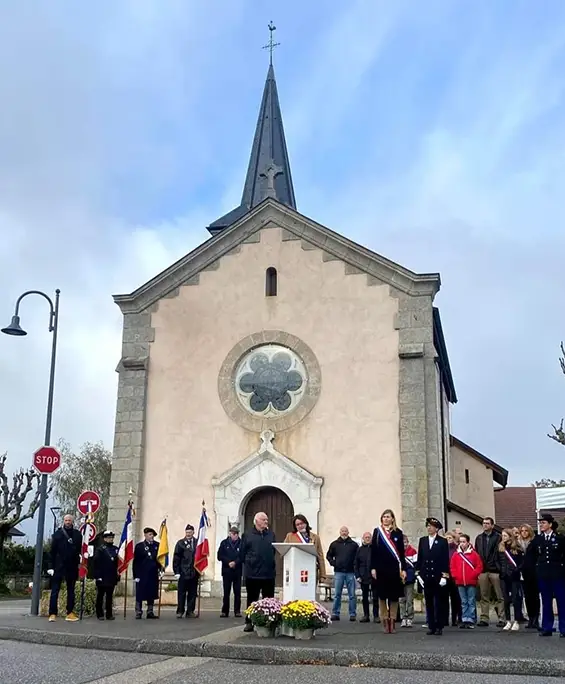 11 Novembre 2023 à Annemasse : des lycéens citoyens - annemasse-11-novembre-2023-classe-defense-lycee-glieres-04