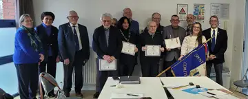 Samedi 24 janvier a eu lieu à l’espace Martin Lurher-King l’assemblée générale du Souvenir Français en présence de Sophie Fradet (conseillère municipale), René Perrissin (délégué adjoint du Souvenir Français), de Thierry Loron (président de l’ULAC et ANACR) et des présidents de plusieurs associations.