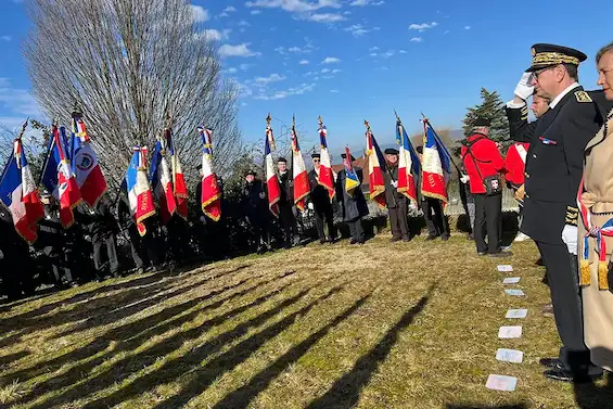 Annecy-le-vieux —  81e anniversaire de la fusillade de Richard Andrés et Léon Bouvard (18 Janvier 1944)