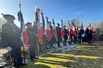 Annecy-le-vieux —  81e anniversaire de la fusillade de Richard Andrés et Léon Bouvard (18 Janvier 1944)