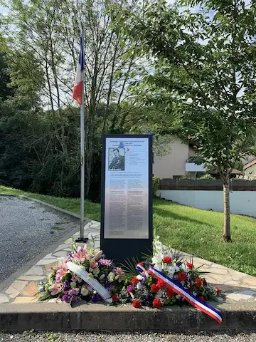 commemoration  Stèle Lucien Mégevand