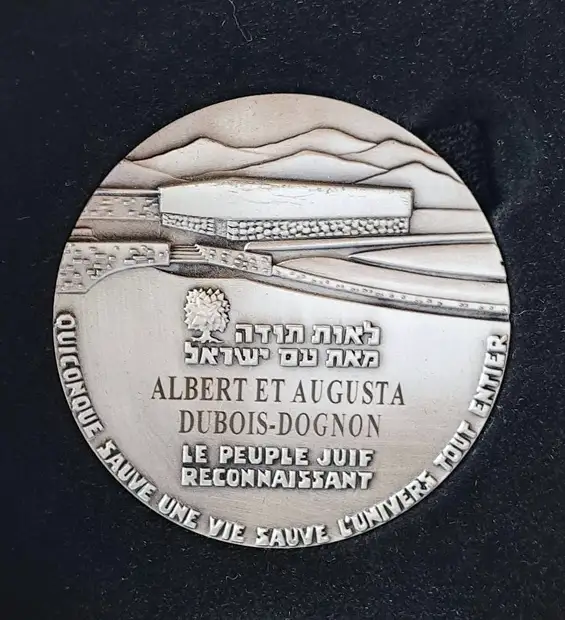 Boëge — Hommage à Augusta et Albert Dubois-Dognon, Justes parmi les Nations