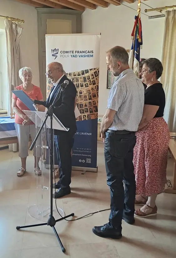 Boëge — Hommage à Augusta et Albert Dubois-Dognon, Justes parmi les Nations