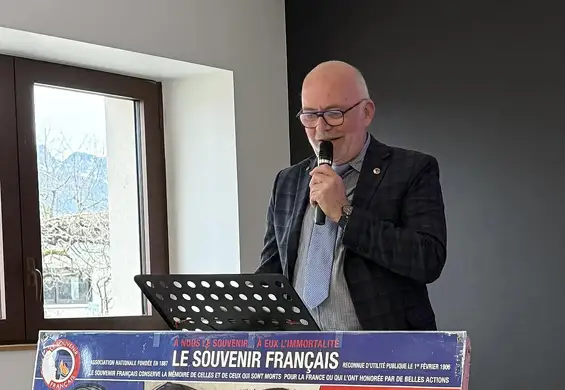 Luc Peraldi président du comité d’Annecy le Vieux rejoint le bureau de la délégation du Souvenir Français 74