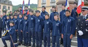 Les cadets de la gendarmerie ont été créés en Haute-Savoie il y a 10 ans. Chaque année, une trentaine de jeunes découvrent les valeurs du service militaire. Photo Le DL/F.T.