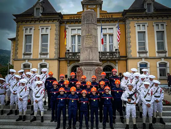 Commémoration à cluses du 80e anniversaire de l’armistice du 8 mai 1945