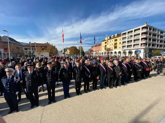 Commémoration du 11 Novembre à Cluses