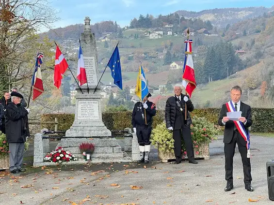 Commémoration du 11 Novembre à Ayze