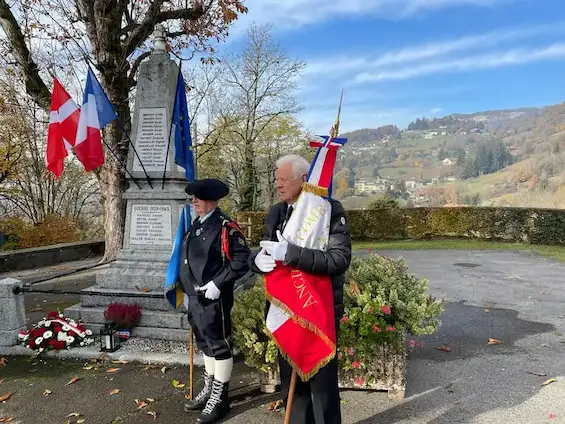 Commémoration du 11 Novembre à Ayze