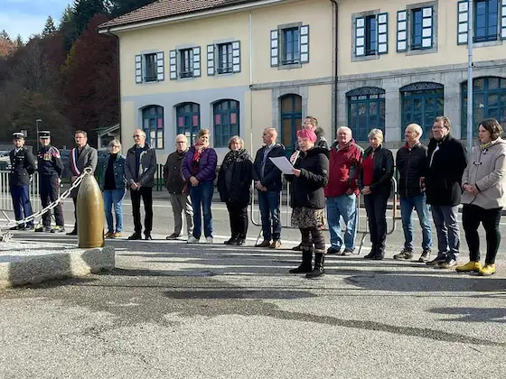 Cérémonie du 11 novembre ce matin à Cluses