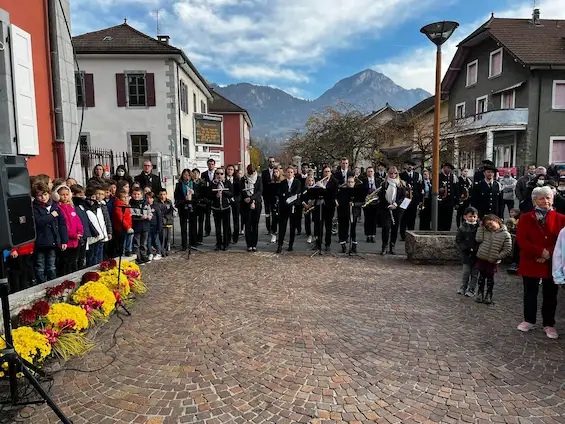 Commémoration du 11 Novembre à Marignier