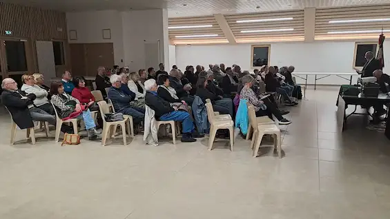 Conférence de Michel Germain auprès d’une classe de 3e du collège Jean-Marie MOLLIET à Boëge