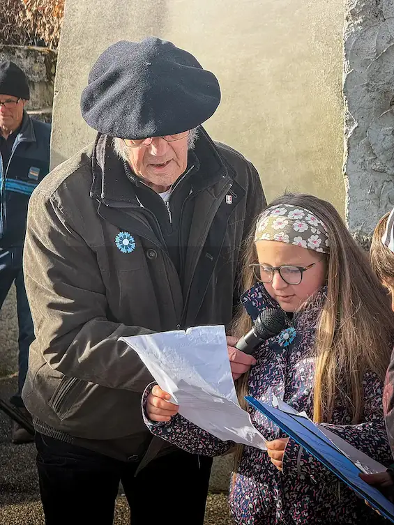 Contamines-Montjoie — Commemoration du 11 novembre 2024 — Photo Basile DUNAND