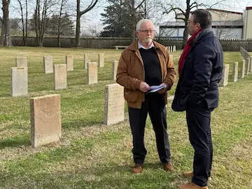 Visite du Cimetière Militaire Allemand de Dagneux (Ain)