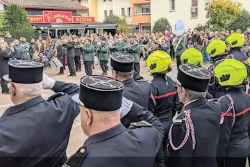 Douvaine - Un dépôt de gerbe a été fait après l’hommage. Photo Ville de Douvaine