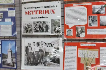 Une exposition qui parle du maquis, de la Résistance, des opérations de sabotage qui ont eu lieu dans la vallée, du bombardement du Biot. Elle va encore s’enrichir d’objets et de documents d’archives fournis par les habitants de la vallée et de Seytroux