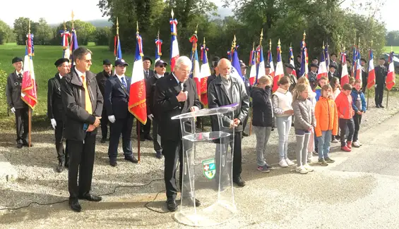 Frangy — Commémore le 81[e]anniversaire de la Libération de la Haute-Savoie