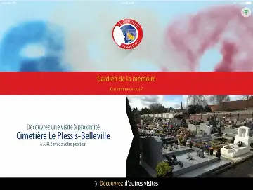 GéoMémoire : une application qui vous accompagne lors de vos visites dans les 43 520 cimetières référencés par Le Souvenir Français et vis permet de découvrir les destins individuels des combattants Morts pour la France lors de la Première Guerre mondiale.