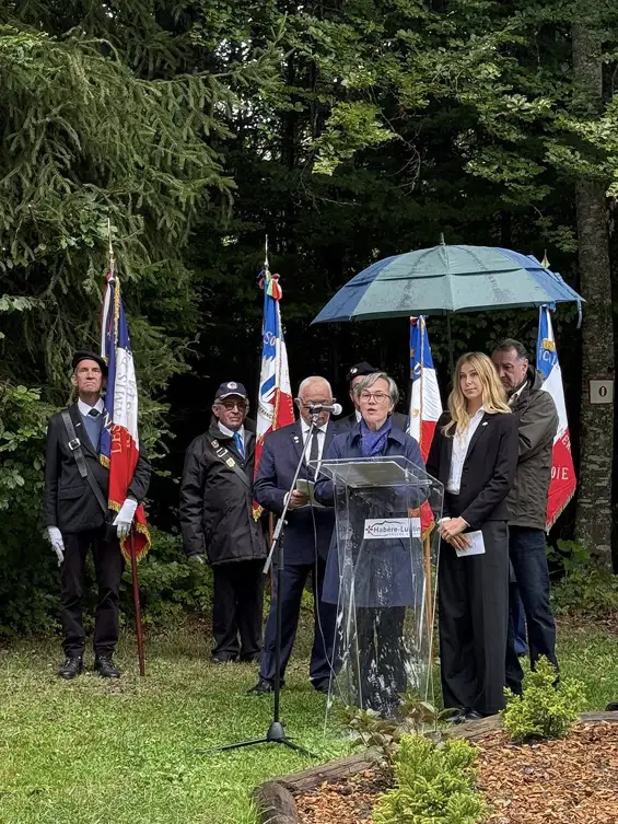 Habère-Lullin — Inauguration de la Stèle pour la paix