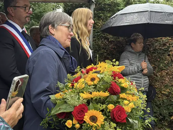 Habère-Lullin — Inauguration de la Stèle pour la paix