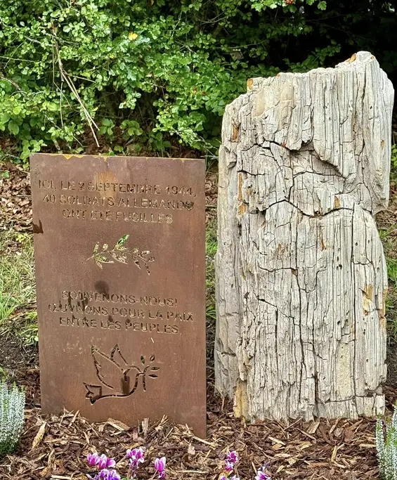 Habère-Lullin — Inauguration de la Stèle pour la paix