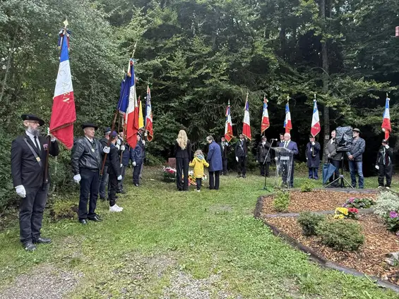 Habère-Lullin — Inauguration de la Stèle pour la paix