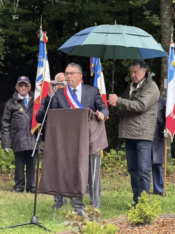 Habère-Lullin — Inauguration de la Stèle pour la paix