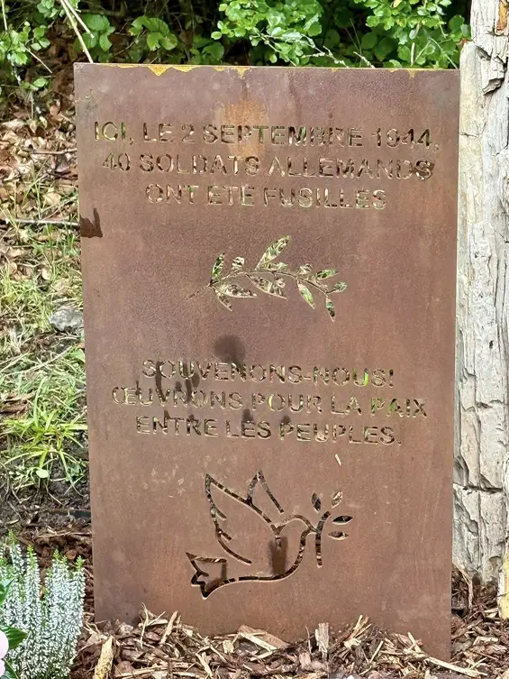 Habère-Lullin — Inauguration de la Stèle pour la paix