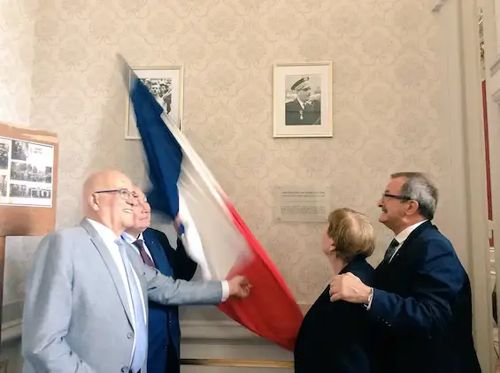 Hommage aux deux préfets résistants Gorges Guidollet et Iréné Révillard