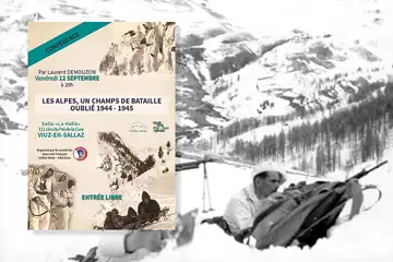 Mesdames, Messieurs, membres du bureau départemental du Souvenir Français, Le président et les membres du bureau Vallée Verte – Quatre Rivières ont le plaisir de vous inviter à assister à la conférence : LES ALPES, UN CHAMP DE BATAILLE OUBLIÉ (1944 - 1945) Par Laurent DEMOUZON - Le vendredi 12 septembre 2025 à 20h00 Salle « La Halle » 111, Clos du Pré de la Cure 74250 Viuz-en-Sallaz