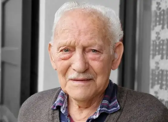 Joseph Perrillat-Bottonet, un maçon fier d’avoir érigé le monument des Glières en 1973, et de l’avoir réhabilité en 1985.