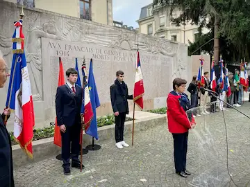 Le Monument dédié « aux Français de Genève et aux volontaires suisses Morts pour la France ». Photos Le DL/Greg Yetchmeniza