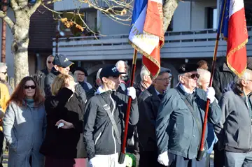 Maëll, élève au collège Jean-Marie Molliet de Boëge a participé à la formation des Jeune porte-drapeau au printemps 2025.