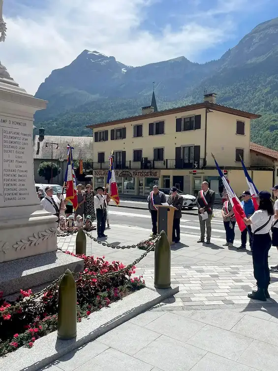 Magland — Commémoration 2024 de l’appel du 18 juin, le discours sur l'appel du 18 juin