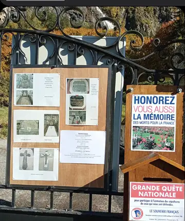 À Magland, un panneau vient désormais expliquer le sens des quêtes organisées par Le Souvenir Français. Souvent perçues comme une simple tradition.