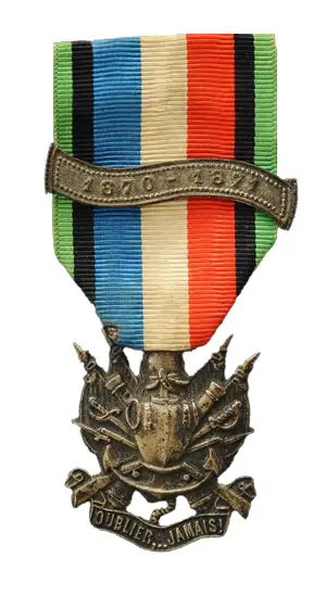 Médaille de vétérans de la guerre Franco-Prusienne de 1870-1871
