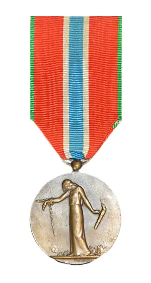 Médaille des prisonniers civils, déportés et otages de la Grande Guerre 1914-1918